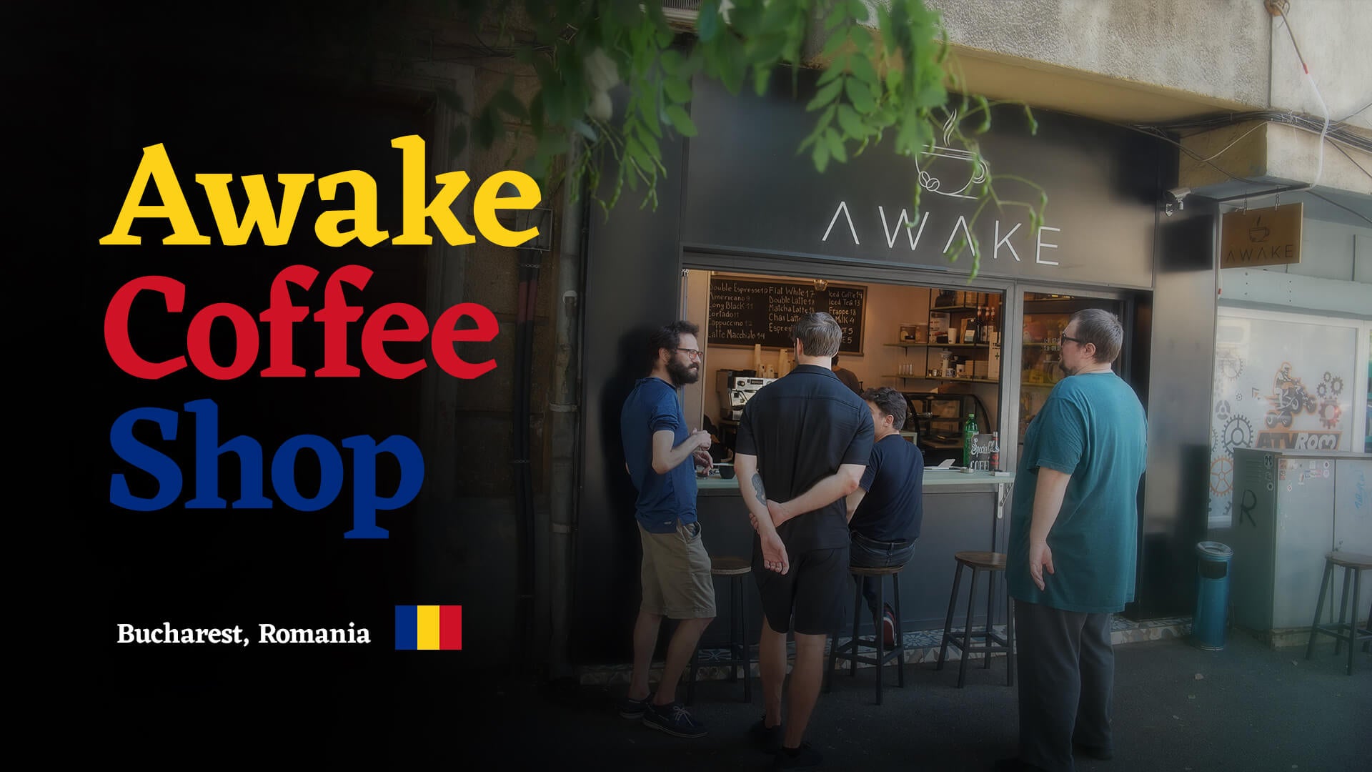 Load video: reportage med Awake Coffee